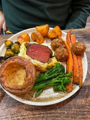 Roast dinner  at Koocha Mezze Bar in Bristol