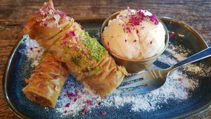 Baklava at Koocha Mezze Bar in Bristol