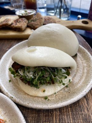 Doner Bao Buns  at Koocha Mezze Bar in Bristol