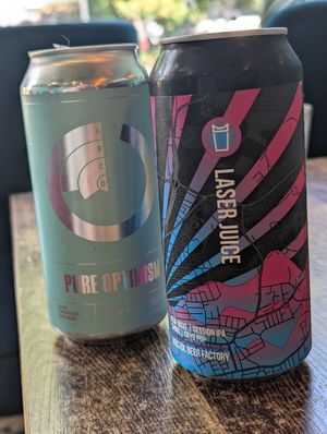 Pure Optimism, Laser Juice at Koocha Mezze Bar in Bristol