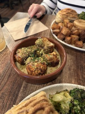 Cauliflower cheese.  at Koocha Mezze Bar in Bristol