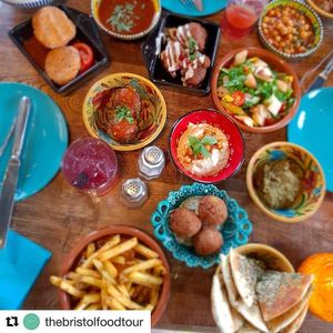 Vegan Mezze at Koocha Mezze Bar in Bristol