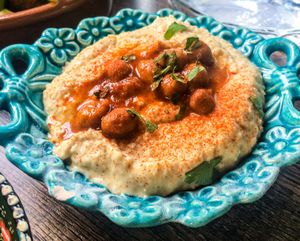 Chickpea Hummus  at Koocha Mezze Bar in Bristol