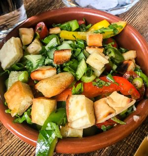 Fattoush Salad  at Koocha Mezze Bar in Bristol