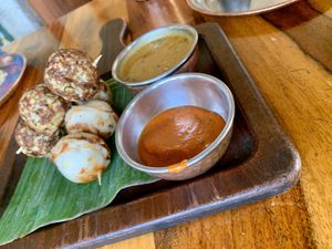 Moong dhal, sambar and chutney at Go Native - Jayanagar in Bangalore