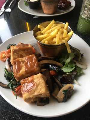 smokehouse tofu at The Magic Roundabout in Bowness-on-windermere