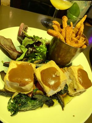 Smoked tofu at The Magic Roundabout in Bowness-on-windermere