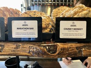 Two vegan cookie options  at Yaks in Mount Shasta