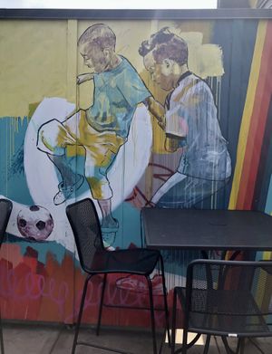 Exterior art work  at Yaks in Mount Shasta