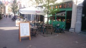 Outside at Otomat in Leuven
