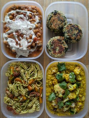 Weekly vegan meals at The Yoga Kitchen in East Dunbartonshire