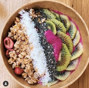 Pitaya berry bowl  at Happy Blender in Athens
