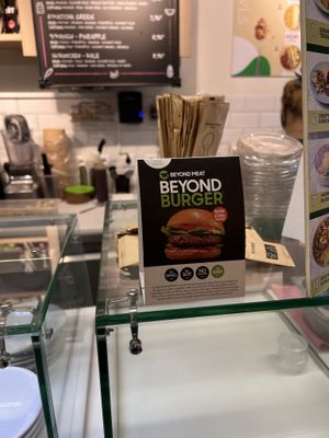 Inside at Happy Blender in Athens