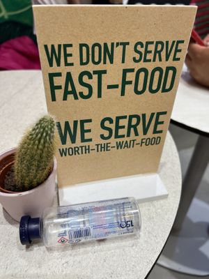 Inside at Happy Blender in Athens