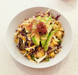 Exotic super salad at Happy Blender in Athens