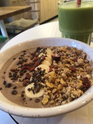 Don’t miss out on their chocolate smoothie bowl:)  at Happy Blender in Athens
