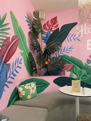 Inside of restaurant  at Happy Blender in Athens