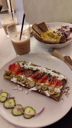 Avocado Toast at Happy Blender in Athens