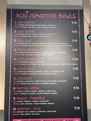 Menu 2 - Acia Bowls #Veganuary at Happy Blender in Athens