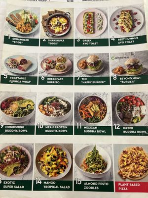 Menu ALL VEGAN  at Happy Blender in Athens