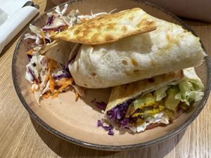 Breakfast Burrito  at Happy Blender in Athens