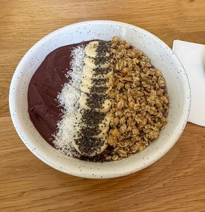 Açai energy bowl   at Happy Blender in Athens