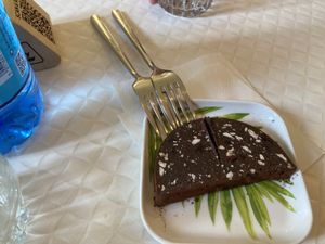 Chocolate cake  at Happy Blender in Athens