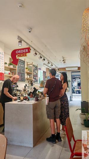 Inside  at Happy Blender in Athens