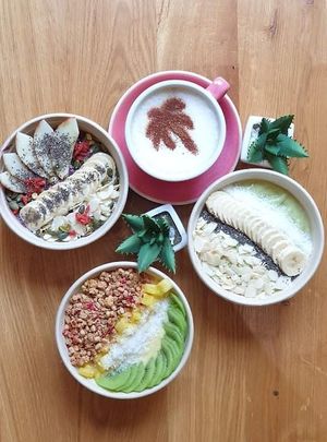 Vegan breakfast  at Happy Blender in Athens