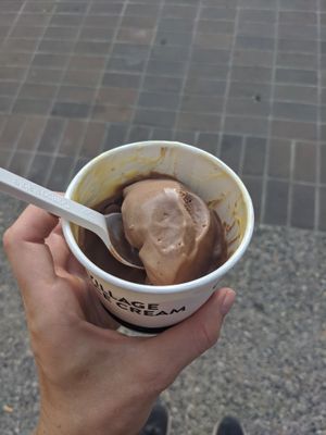 Choclate at Village Ice Cream - Victoria Park in Calgary