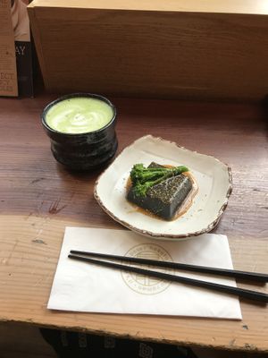 Black Sesame Tofu @ Shoryu, Manchester at Shoryu Ramen in Manchester