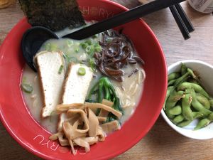 White natural ramen (vegan)  at Shoryu Ramen in Manchester