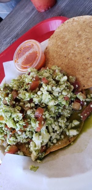 Vegan ceviche at Guacamaya Oasis in Downey