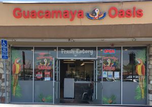 The entrance to the restaurant  at Guacamaya Oasis in Downey