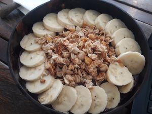 Traditional acai bowl at Pura Vida Cafe & Restaurant in Koh Phangan