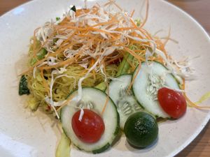 SALTED EGG FRIED MEEHON  at 1st Green Veggie Restaurant in Subang Jaya