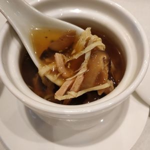 Mock shark fin soup at D'Life Signature 蔬品轩 in East Singapore