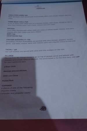 Menu Snacks at Omang Omang in Manggis