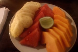 Fruit Platter at Omang Omang in Manggis