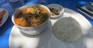 vegetable curry  at Omang Omang in Manggis