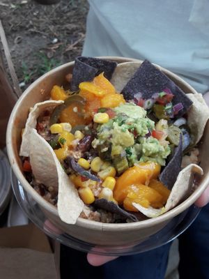 Mexican bowl at Vegan Bowls in Barcelona
