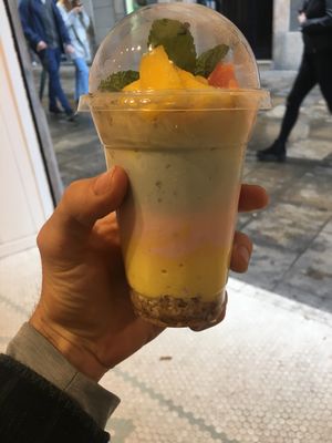 Yoghurt  at Vegan Bowls in Barcelona