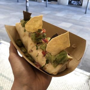 California burrito! at Vegan Bowls in Barcelona