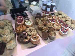 So many cakes!  at Vegan Bowls in Barcelona
