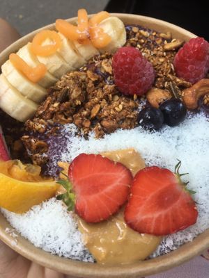 Açai Bowl at Vegan Bowls in Barcelona