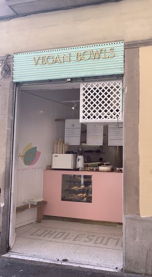 Too cute  at Vegan Bowls in Barcelona