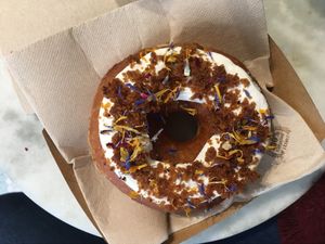 Carrot Donut at Vegan Bowls in Barcelona