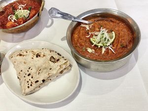 Vegan food at City Spice in East London