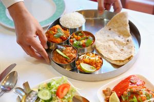 The Shahi Sahakari Thali! at City Spice in East London