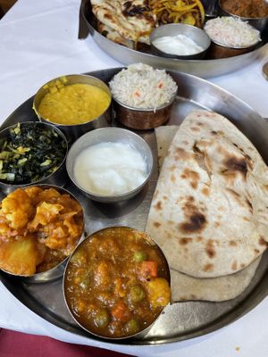 Tasty veg selection   at City Spice in East London